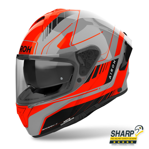 Airoh Airoh spark 2 chrono helmet - orange gloss - small